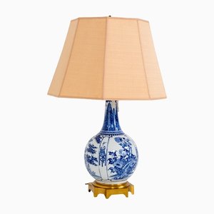 Lampada da tavolo in porcellana, Cina, XIX secolo