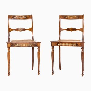 German Mahogany Chairs, Berlin, 1820s, Set of 2