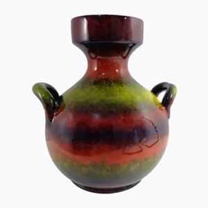 Vase with Colored Handles from Bitossi, Italy, 1960s