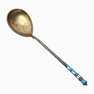 Silver Spoon with Enamel