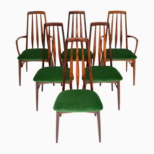 Danish Vintage Dining Chairs by Niels Koefoed, Set of 6