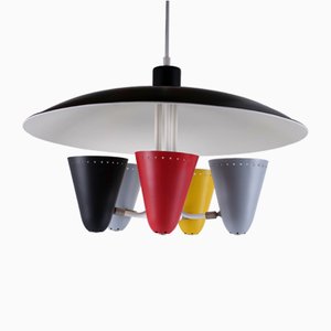 Hanging Pendant Light by H. Th. J. A. Busquet for Hala Zeist, 1950s