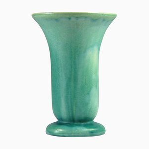 Art Deco Ceramic Vase from Faïencerie De Thulin, 1930s