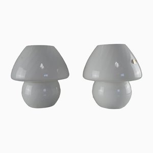 Mushroom Table Lamps, Set of 2