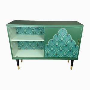 Mid-Century Painted Cabinet, Poland, 1960s