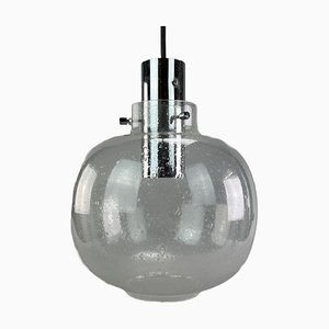 Space Age Glass Ceiling Light from Limburg, 1960s / 70s