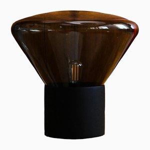 Muffins Tischlampe aus Holz mit veränderbarer Lichtintensität von Brokis