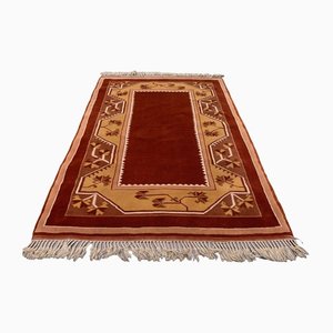 Tapis Milas Beige Rouille Vintage