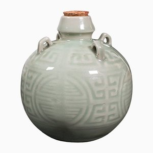 Antiker chinesischer Seladon Keramik Krug