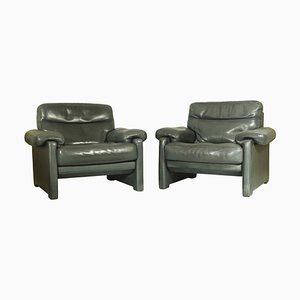 Leather DS70 Armchairs from De Sede, 1970s, Set of 2