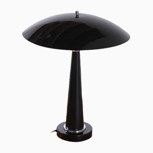 Postmodern Black UFO Table Light by Hala, 1980s