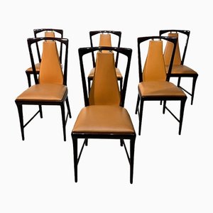 Chairs by Osvaldo Borsani, 1950s, Set of 6