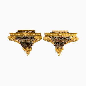 Tables Consoles Boulle, Set de 2