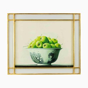 Zhang Wei Guang, Grüne Äpfel, Original Ölgemälde, 2000er