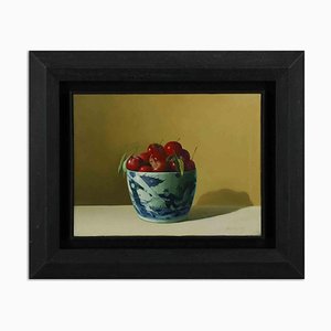 Zhang Wei Guang, Cherries, Original Oil Painting, 2007