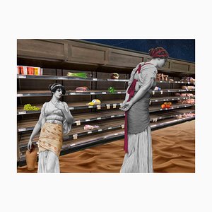 Chiara Santoro, Supermarket, Digital Collage, 2022