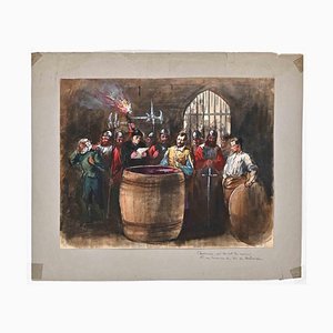 Charles Amelot, Richard III, Original Drawing, Early 19th-Century