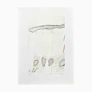Hsiao Chin, Abstract Composition, Original Etching, 1977