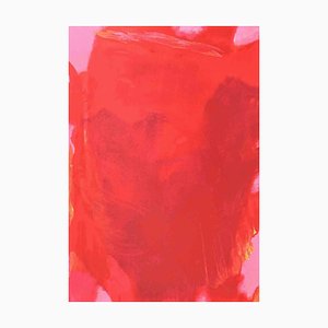 Italo Bressan, The Visible of the Invisible, Composition Rouge, Sérigraphie, 1989