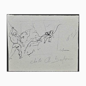 Charles Dufresne, Komposition, Original Zeichnung, frühes 20. Jh