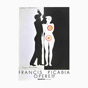 Francis Picabia, La Nuit Espagnole Ausstellung, 1986, Plakat