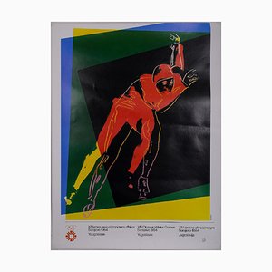 Andy Warhol, Jeux Olympiques d'Hiver, 1984, Affiche Originale