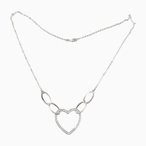 Necklace in 18K White Gold with Diamonds