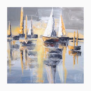 Michele Kaus, The Sails I, 2022, Acrylique sur Toile