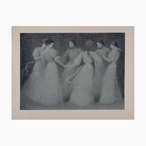 Henri Le Sidaner, La Ronde, 1897, Lithographie