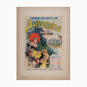 Jules Cheret, Les Maîtres de l'Affiche: Chemins de fer PLM Auvergne, 1899, Lithographie