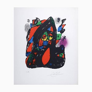 Joan Miro, Lithographie IV, 1981, Lithograph