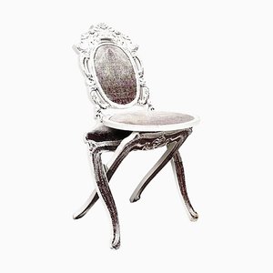 Post-Modern French Wooden Chair by Madame De Pompadour, 2000s