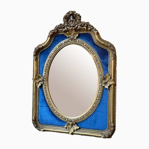Velvet Shield Shape Mirror