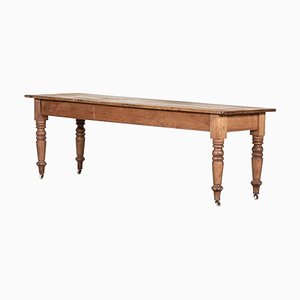 19th Century English Pine Farmhouse Table