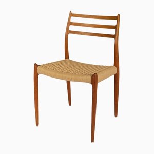 Modell 78 Stuhl aus Papiergeflecht von Niels Otto (NO) Møller