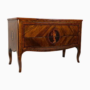 18th Century Italian Marquetry Chest of Drawers, Milan, 1760s