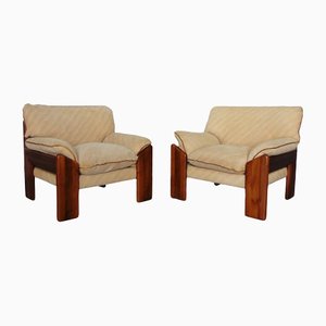 Vintage Armchairs by Mario Marenco, Set of 2