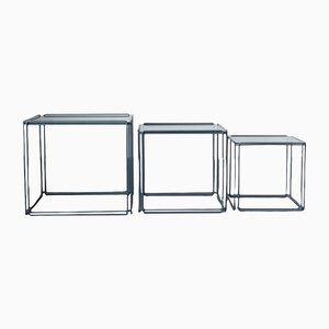 Isocele Nesting Tables by Max Sauze, 1970s, Set of 3