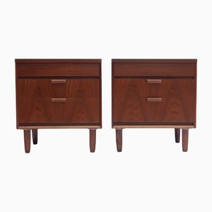 Teak Bedside Cabinets from Austinsuite, 1960s, Set of 2