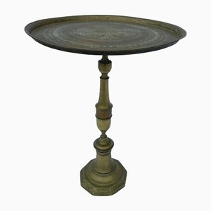 19th Century Gueridon Table in Bronze & Brass