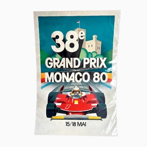 38th Grand Prix Monaco, 1980, Lithograph