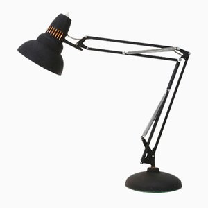 Lampe de Bureau Industrielle Noire, 1930s