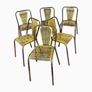 Seducta Bistro Chairs by René Malaval, Set of 6