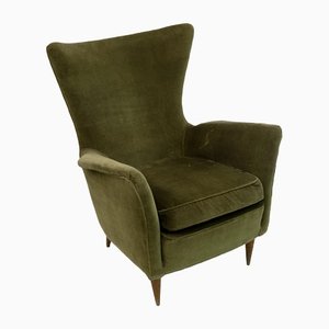 Italian Art Dèco Lounge Chair by Gio Ponti for dell'Hotel Bristol Merano, 1950s