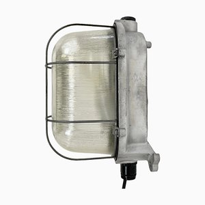 Industrielle Wandlampe aus gegossenem Aluminium, 1970er
