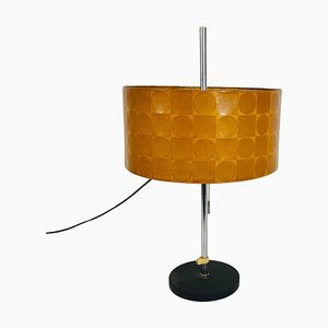 Lampada da tavolo Cocoon arancione di Goldkant, Germania, anni '60