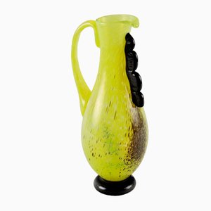 Pitcher-Shaped Glass Vase by Ann Wahlstrom for Kosta Boda