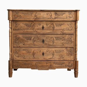Early 20th Century Traditional Spanish Pinewood Dresser