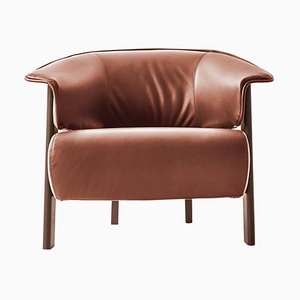 Back-Wing Armchair in Wood, Foam and Leather by Patricia Urquiola for Cassina