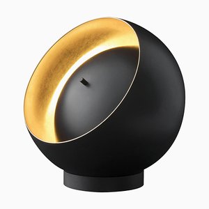 Lámpara de mesa Eva de metal negro de Francesca Borelli para Oluce